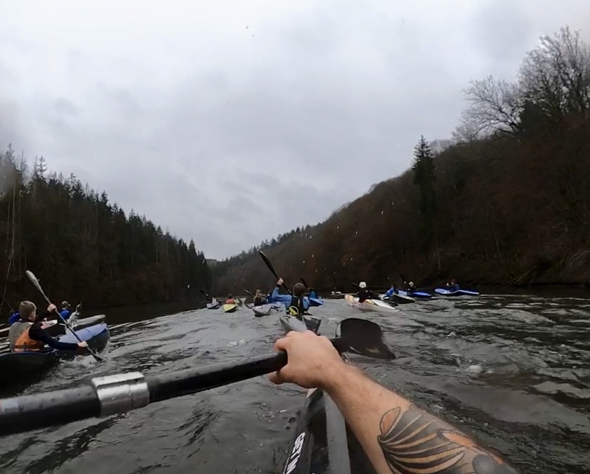 Stage kayak entrainement – approche course en ligne